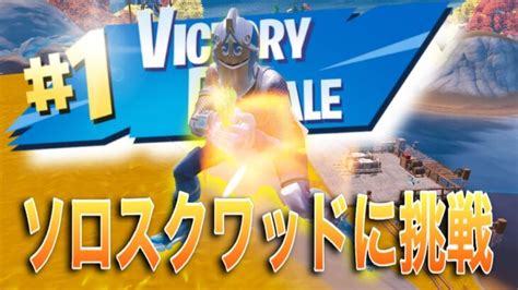 【フォートナイトゼロビルド】ソロスクワッドに挑んでみた‼️fortnite フォートナイト フォートナイト動画まとめ