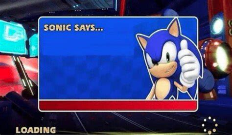 Sonic Says... Blank Template - Imgflip