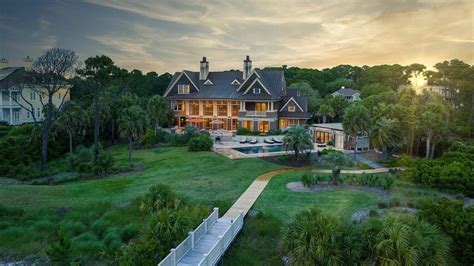 Step Inside A Luxe South Carolina Mansion With Beach Access For 20 Million