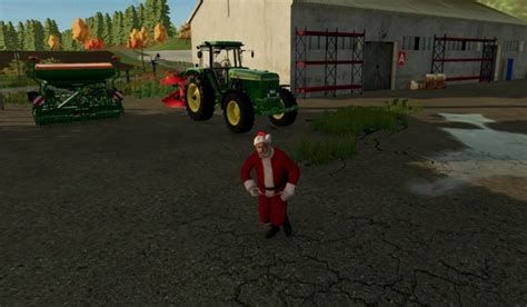 FS22 Santa Claus Funmod v 1 0 Other Vehicles Mod für Farming Simulator 22