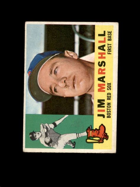 1960 Topps Baseball 267 Jim Marshall STARX 2 5 G VG LS809425 EBay