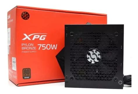 XPG Pylon Fuente Pc Gamer 750w Atx 80 Plus Bronze Cooler 120 Color