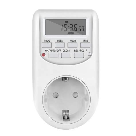 Eletr Nico Digital Timer Switch Smart Plug Timer De Cozinha Tomada