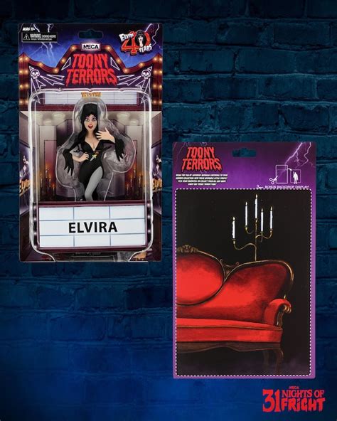 NECA Toys 31 Nights Of Fright Reveal Toony Terrors Wave 6 Elvira In