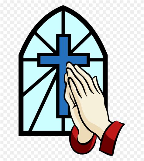 Religious Clipart Prayer Praying At Church Drawing, Cross, Symbol ...