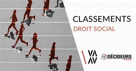 Classement DECIDEURS 2022 Des Cabinets Davocats En Droit Social