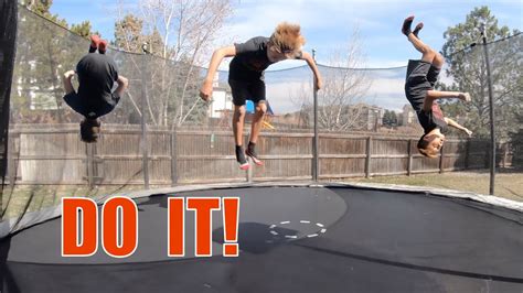 3 Easiest Flips For Beginners To Learn On A Trampoline Youtube