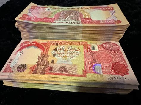 Buy 500 000 Iraqi Dinars 20 X 25 000 IQD Banknotes 100 Trusted Genuine