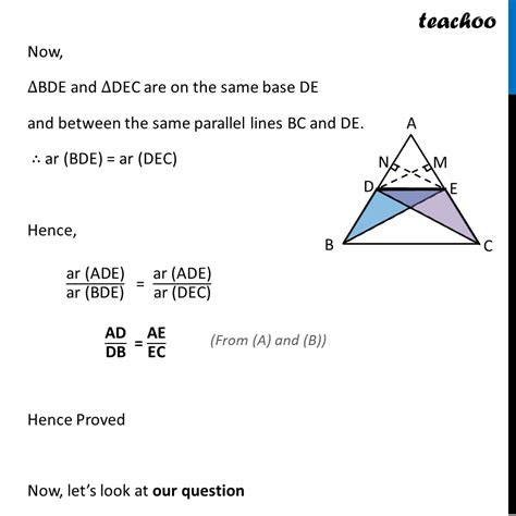 Maths Sample Paper State And Prove Basic Proportionality Theorem