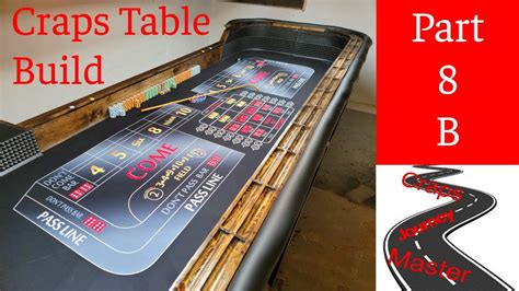 Craps Table Build Part 8b How To Make A Craps Table At Home Youtube