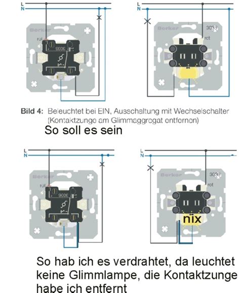 Schaltplan Schalter Mit Beleuchtung