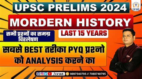 Ias Prelims Modern History Last Years Prelims Mcqs Best