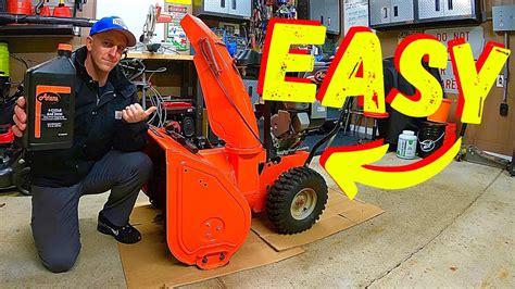 How To Change Snowblower Oil For Beginners Youtube