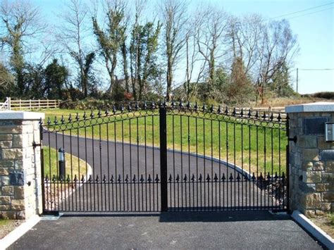 Swing Automatic Driveway Gates Randolph Indoor And Outdoor Design