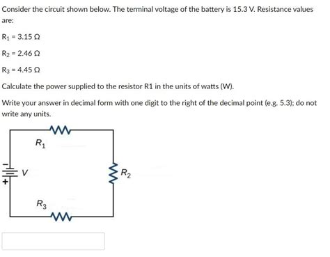 Solved Consider The Circuit Shown Below The Terminal Chegg