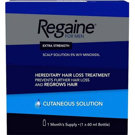 Regaine For Men Extra Strength Scalp Solution 5 W V 60ml