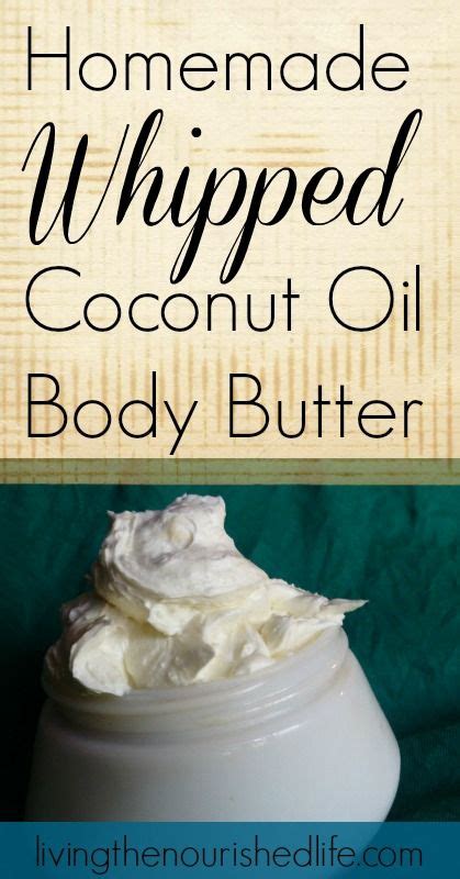 Homemade Whipped Coconut Oil Body Butter Recipe Only One Ingredient