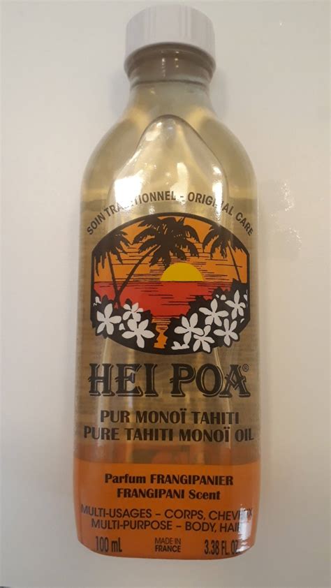 Composition HEI POA Frangipanier Pure tahiti monoï oil UFC Que Choisir