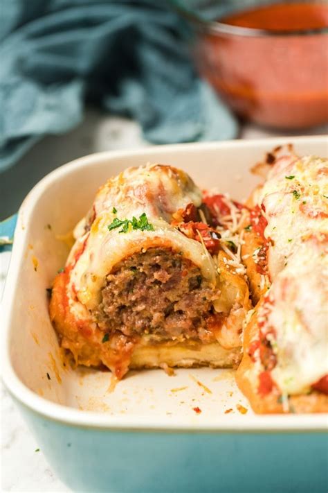 Meatball Sub Bake Recipe Sweet Cs Designs