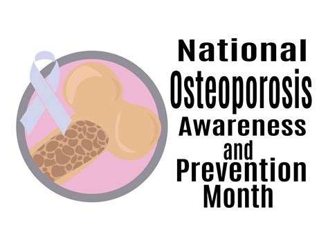 National Osteoporosis Awareness And Prevention Month Idea For A Poster