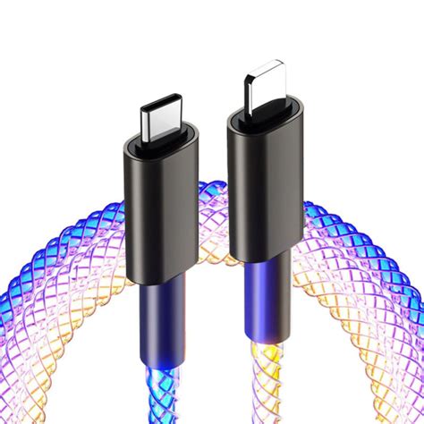 Usb C Lightning Lade Und Synchronisationskabel F R Apple Mit