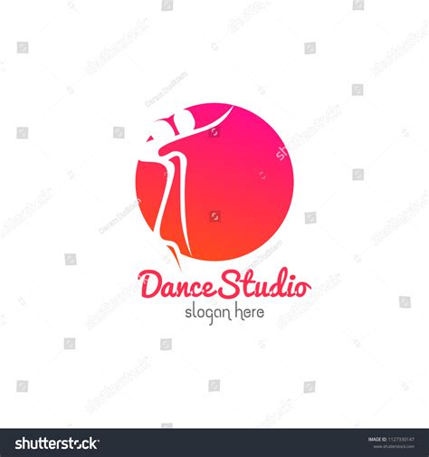 Dance Studio Logo Design Vector Template Stock Vector (Royalty Free) 1127330147 | Shutterstock