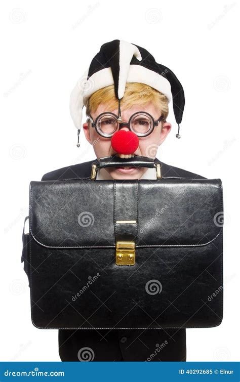 Clown Businessman Stock Image Image Of Comic Humourous 40292685