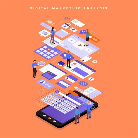 Digital marketing analysis 2172829 Vector Art at Vecteezy