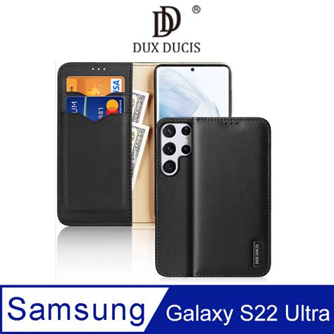 DUX DUCIS SAMSUNG Galaxy S22 Ultra Hivo 真皮保護套 手機殼 保護殼 磁吸 卡槽收納