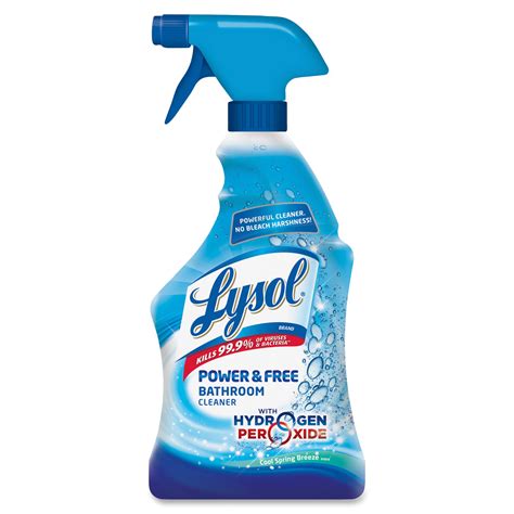 Lysol 85668 Powerfree Bathrm Cleaner Liquid 017 Gal 22 Fl Oz