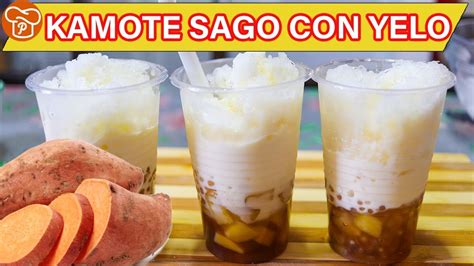 How To Make Kamote Sago Con Yelo Pinoy Easy Recipes Youtube