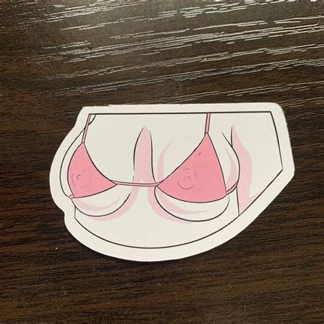 Bikini Tits Sticker Inch Glossy Etsy