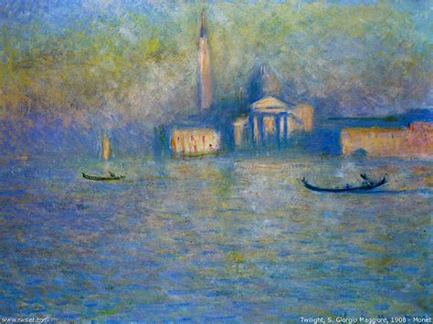 Art Reproductions San Giorgio Maggiore Twilight 1908 By Claude Monet