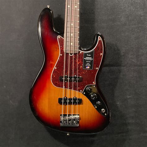 Instrumental Music The American Professional Ii Jazz Bass Rosewood 3 Tone Sunburst