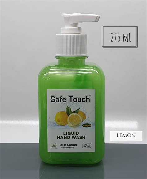 Safe Touch Hand Wash 275 Ml Lemon Packaging Type Bottle With Pump At