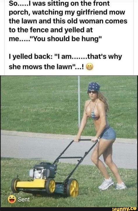 Hahahaha Women Cant Mow The Lawn Rcomedycemetery Comedy Cemetery