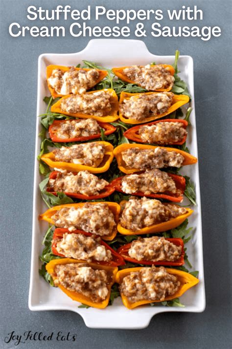 Stuffed Peppers With Cream Cheese And Sausage Is The Perfect Way To Make A Hearty And Easy