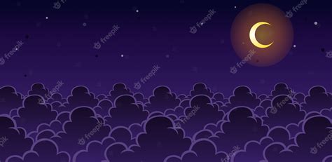 Premium Vector | Sky Night Game Background