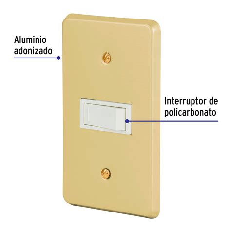 Ficha Tecnica Placa armada con interruptor sencillo línea Económica