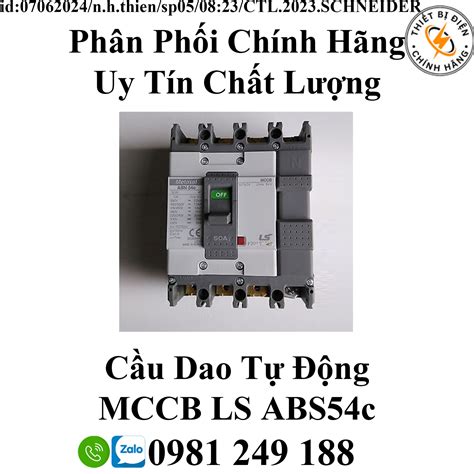 Cầu Dao Tự Động MCCB ABS54c thietbidienchinhhang