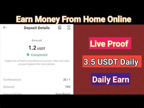 New Usdt Earning Platform Join Now Daily Withdrawal Sign Up To Get