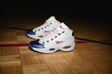 Allen Iverson S Reebok Question Mid Blue Toe Sneaker Returns