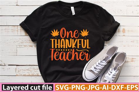 One Thankful Teacher Svg Graphic By Sa Crafts · Creative Fabrica