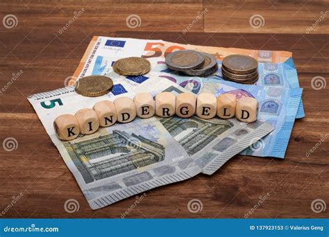 Child Benefit Allowance In German Kindergeld Stock Image Image Of