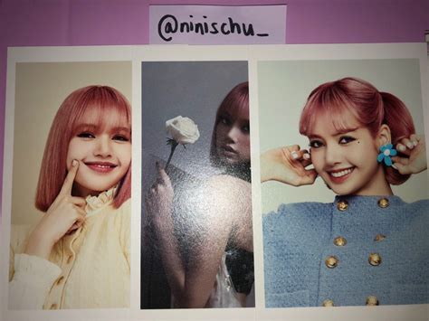 Postcard Blackpink Welcoming Collection Lisa Set Hobbies