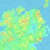 Ireland Topographic Map Elevation Terrain