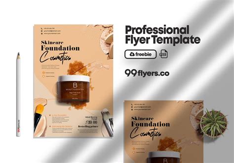 Beauty Care Products Free PSD Flyer Template – 99Flyers