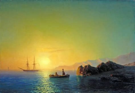 Ivan Aivazovsky Sunset Off The Crimean Coast Arthipo