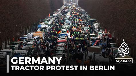 Thousands Of Tractors Block Berlin Traffic Over Plans To End Diesel