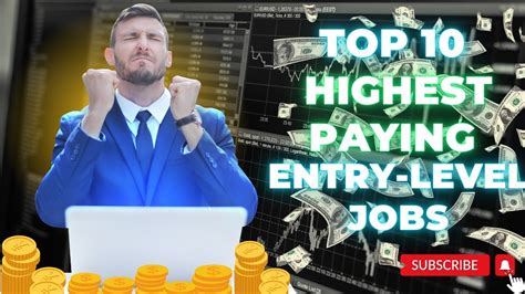 Top Highest Paying Entry Level Jobs Youtube